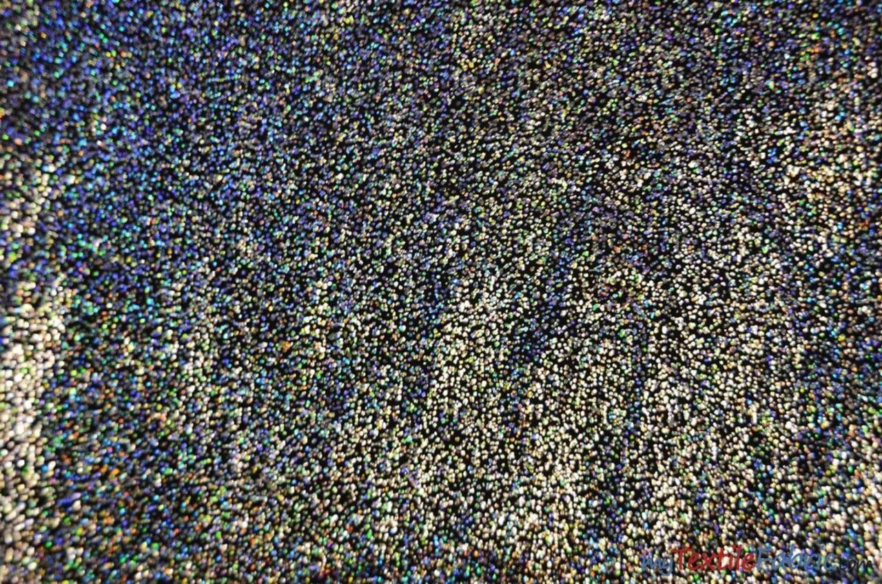 4 Way Stretch Dancewear Fabric 58/60" Wide Pebbles Hologram Spandex With Multiple Colors